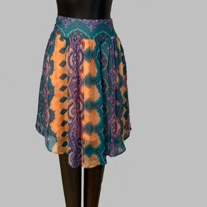 Flirty Silk Chiffon Summer Skirt HD in Paris Small